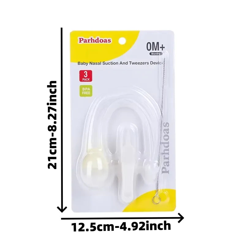 Baby Nasal Aspirator & Tweezer Set