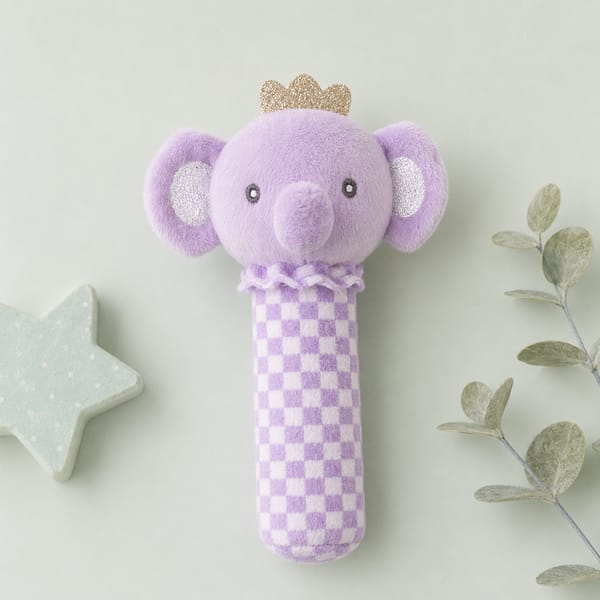 Baby Plush Animal Hand Rattle
