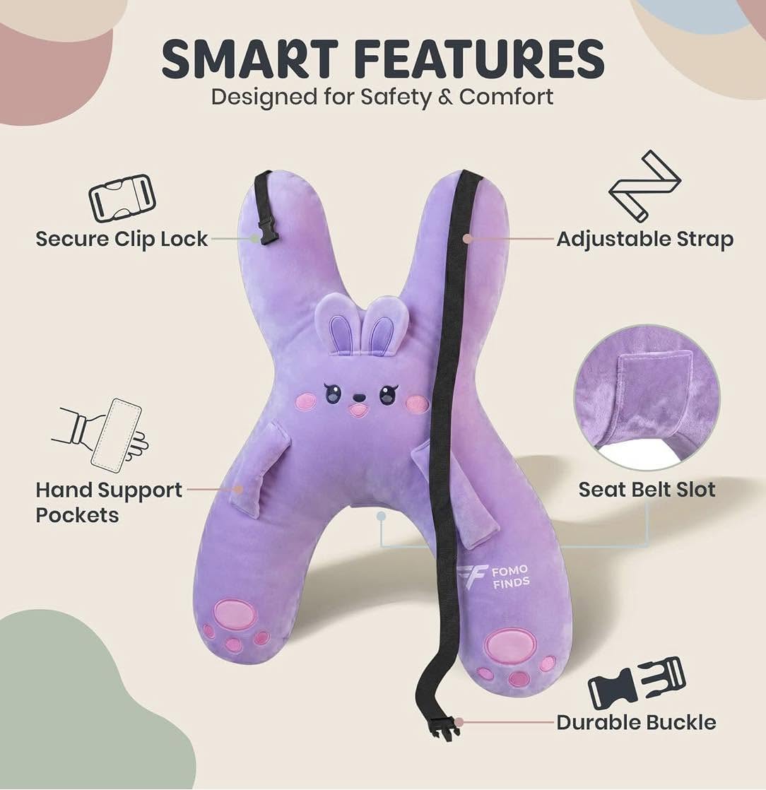 Kids Car & Travel Support Cushion