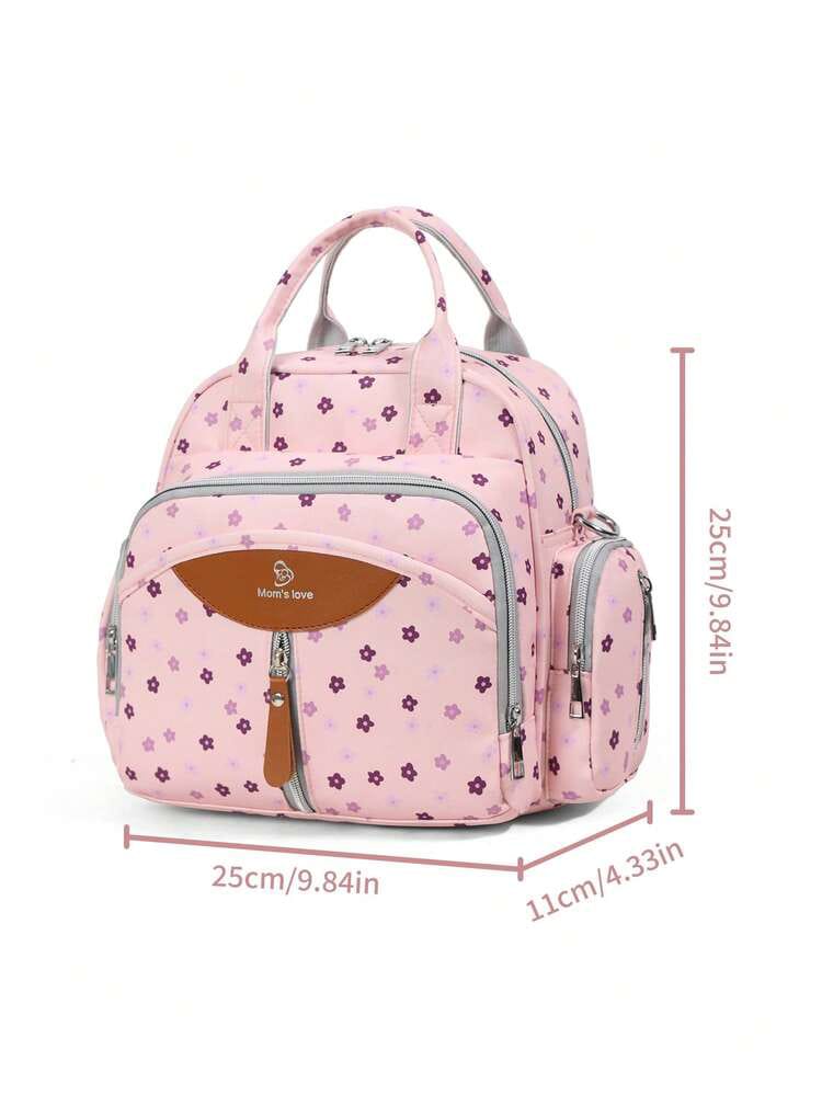 Mom's Love Premium Floral Baby Diaper Backpack
