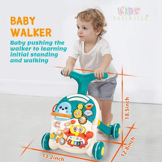 2 in 1 Musical Walker & Activity Table