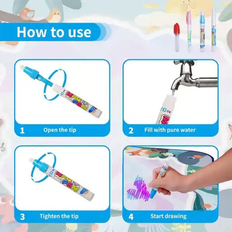 Ink Free Magic Aqua Reusable Doodle Mat