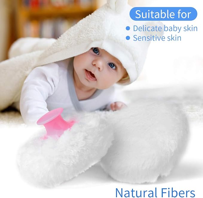 Baby Powder Puff with Container Case