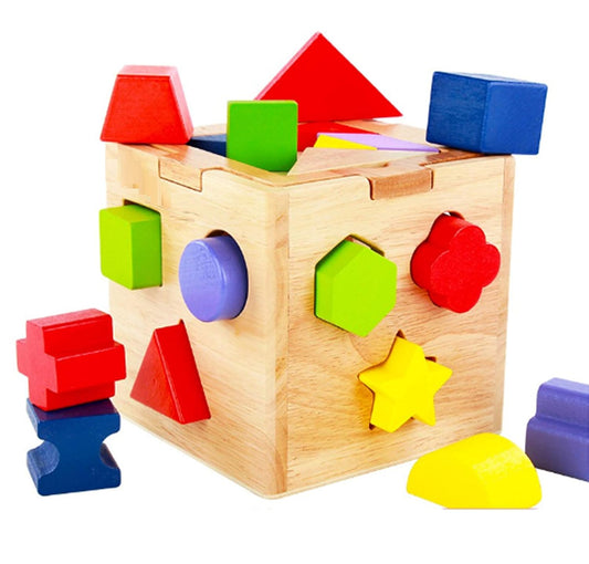 Happy Shapes Cube For Kids Activity