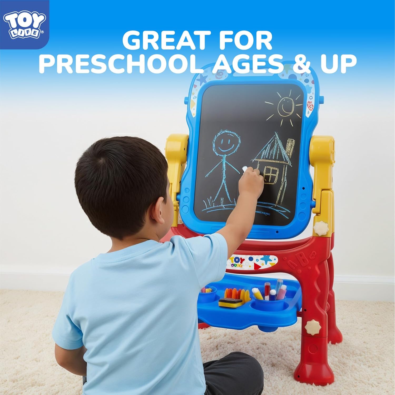 2-in-1 Kids Drawing & Writing Board