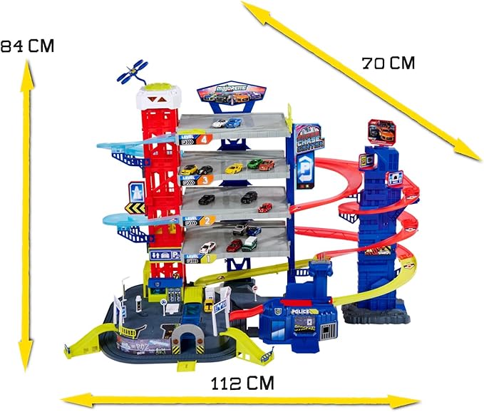 🚗 Parking Racing Multi-Level Car Track Set 12 Cars