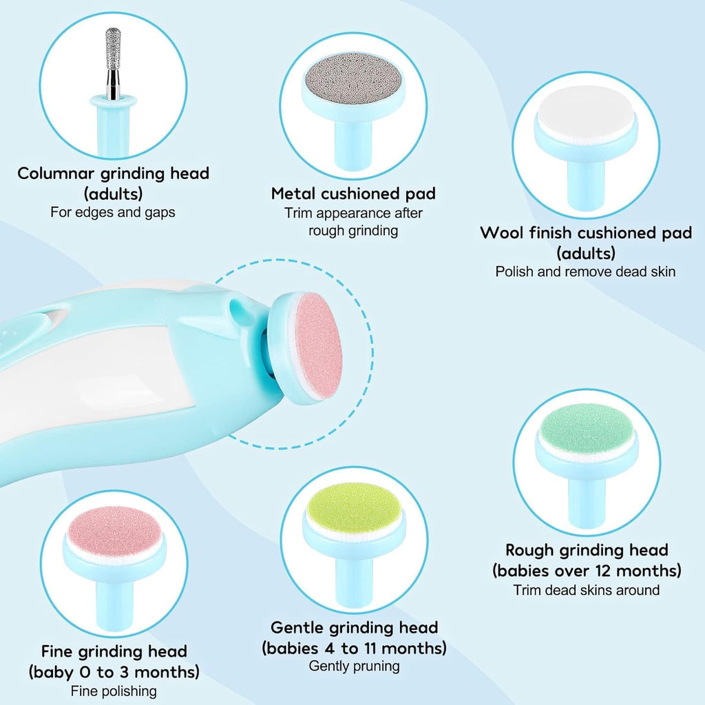 Multi-Functional Baby Electric Nail Trimmer