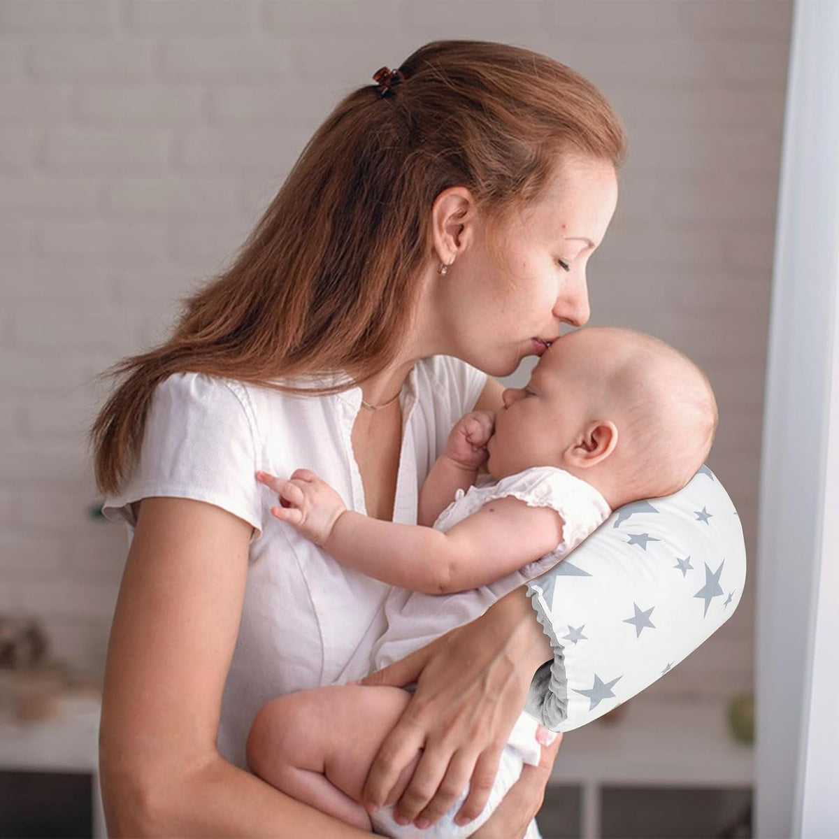 Nursing Arm Pillow – Breastfeeding & Bottle Feeding Cushion