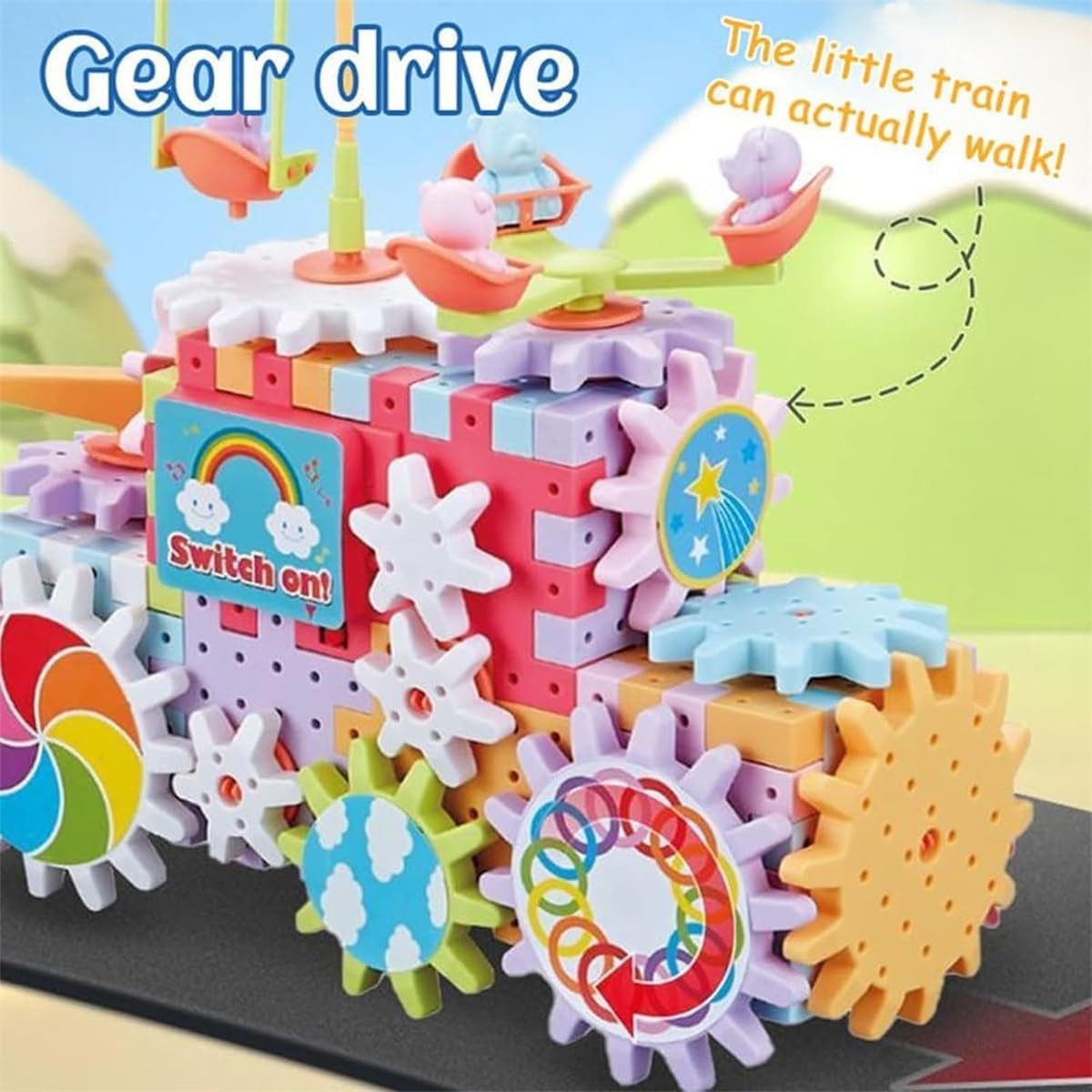 Educational Stem Electric Gears Blocks Toy
