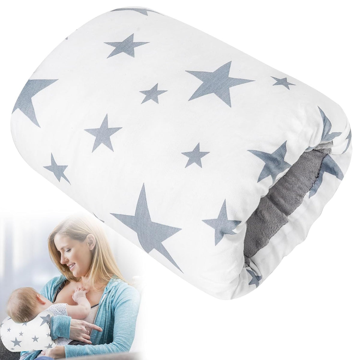 Nursing Arm Pillow – Breastfeeding & Bottle Feeding Cushion