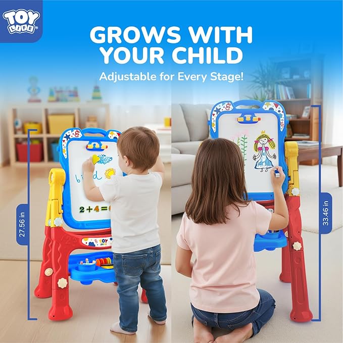 2-in-1 Kids Drawing & Writing Board