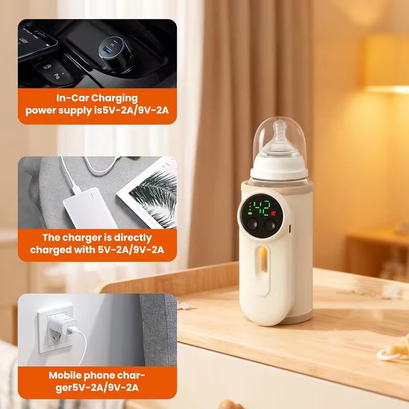 Portable & Rechargeable Baby Feeder and Milk Warmer