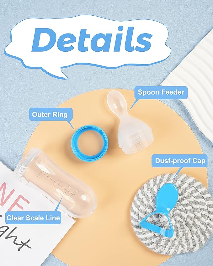 Baby Silicon Spoon  Squeeze Feeder