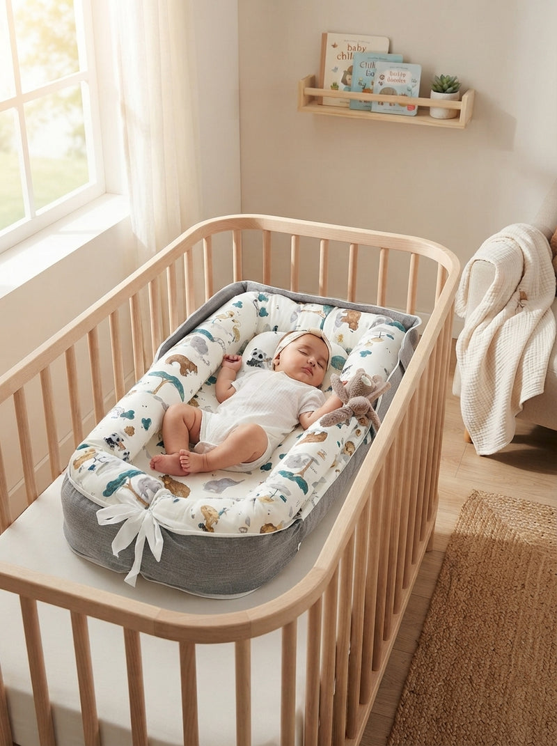 CozyNest Portable Baby Bed Bag and Anti-Roll