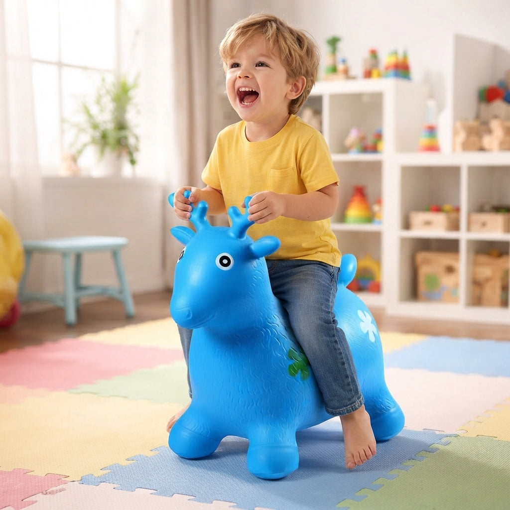 Blue Deer Bouncy Ride