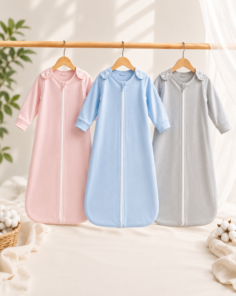 Convertible Ease Baby Sleep Sack with Detachable Sleeves