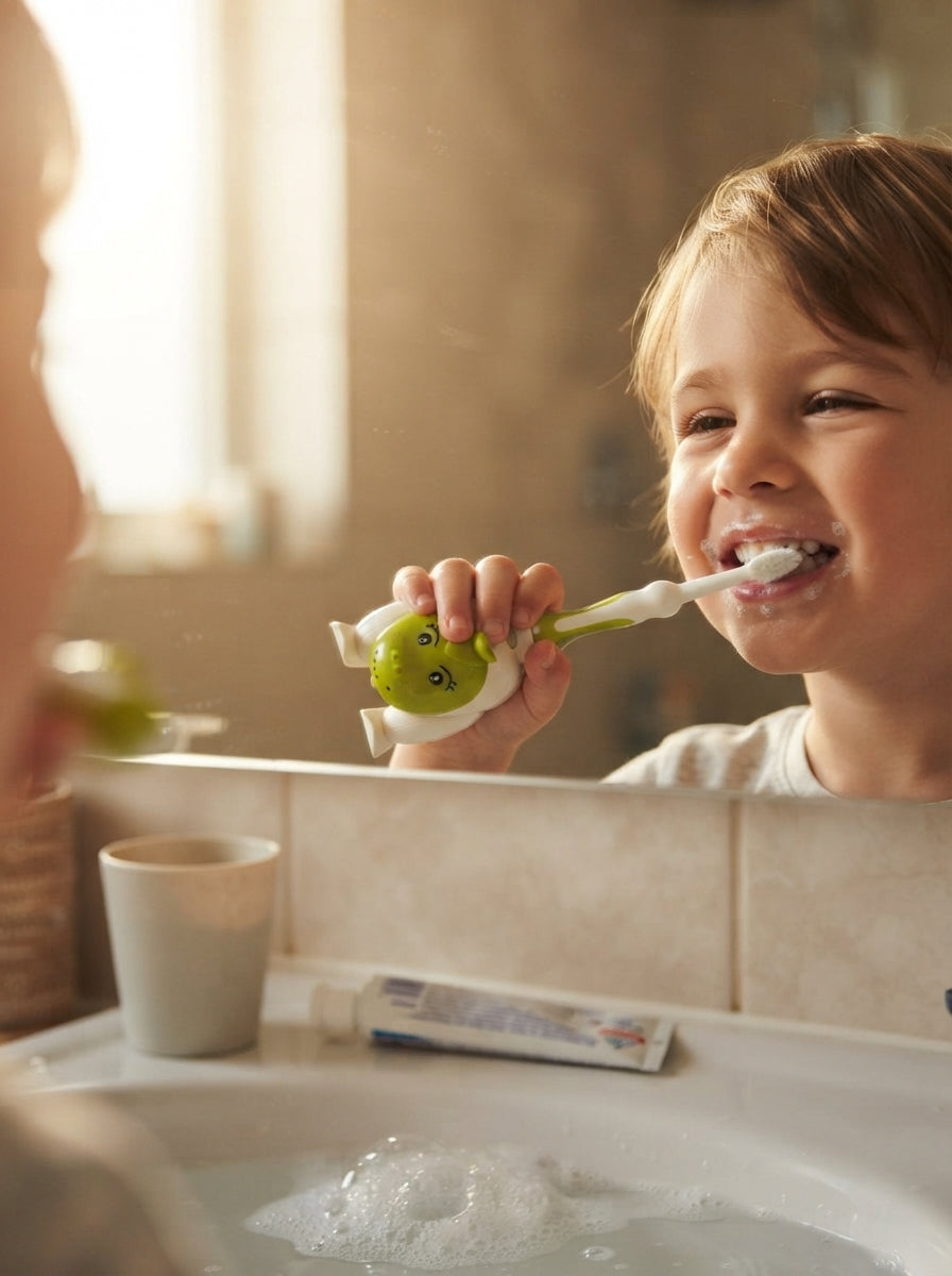 Dinosaur-Shaped Kids Toothbrush