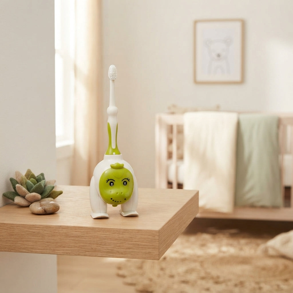 Dinosaur-Shaped Kids Toothbrush