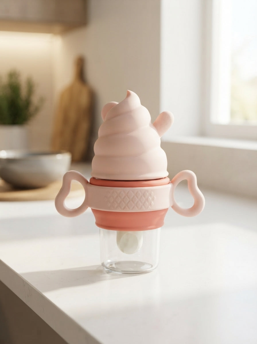 Ice Cream-Shaped Baby Feeding Cup