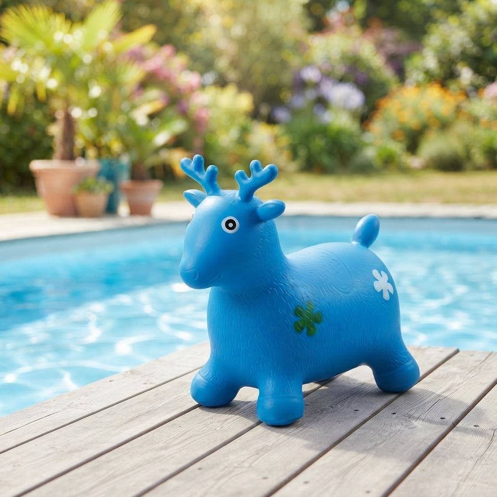 Blue Deer Bouncy Ride