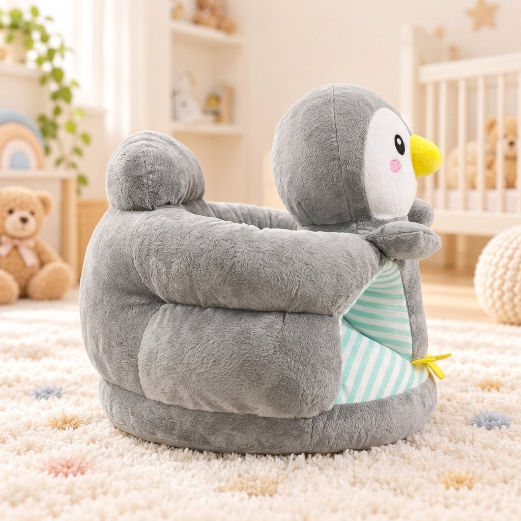 Soft Baby Sofa Chair – Cozy Cushioned Seat with Cute Characters