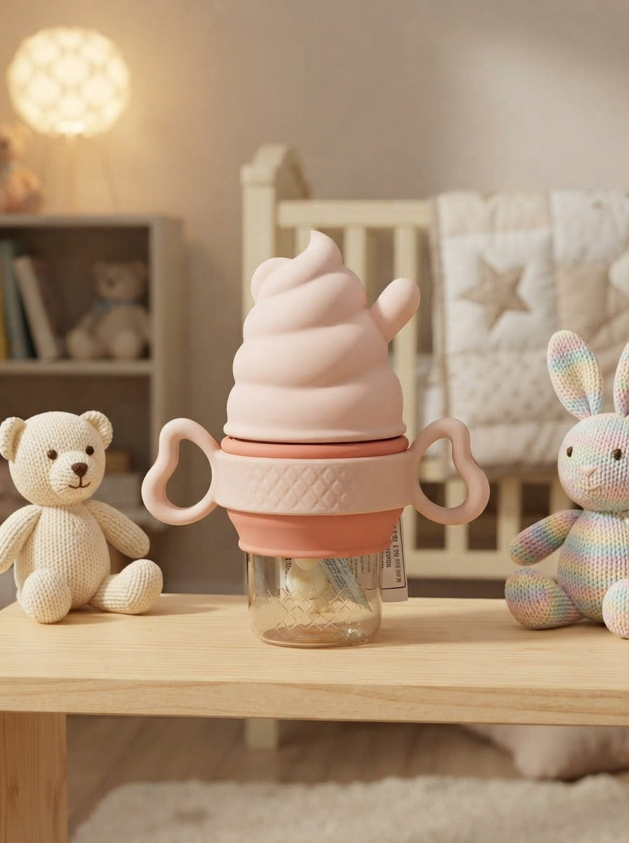 Ice Cream-Shaped Baby Feeding Cup