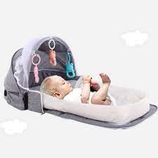Portable Baby Bed – Safe, Comfy & Easy to Carry Anywhere!