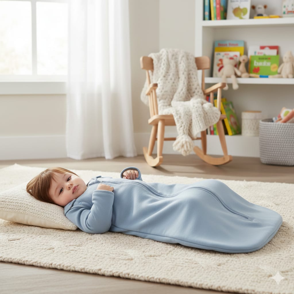 All Season Baby Sleep Sack with Detachable Sleeves