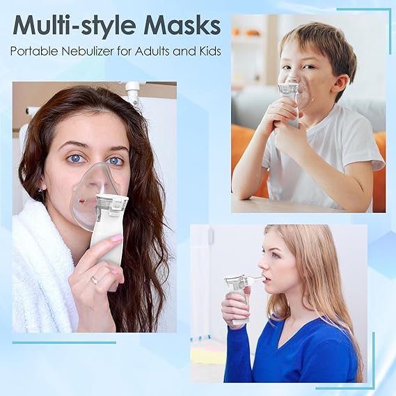 🌬️ Portable Mesh Nebulizer – Fast, Quiet &amp; Travel-Friendly