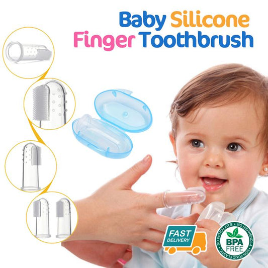Baby Silicon ToothBrush One Finger
