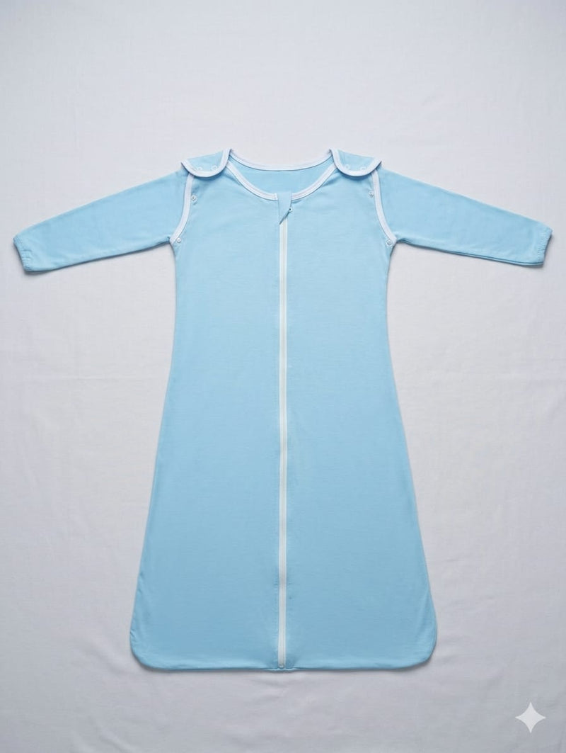 Light Cotton Ease Summer Baby Sleep Sack with Detachable Sleeves