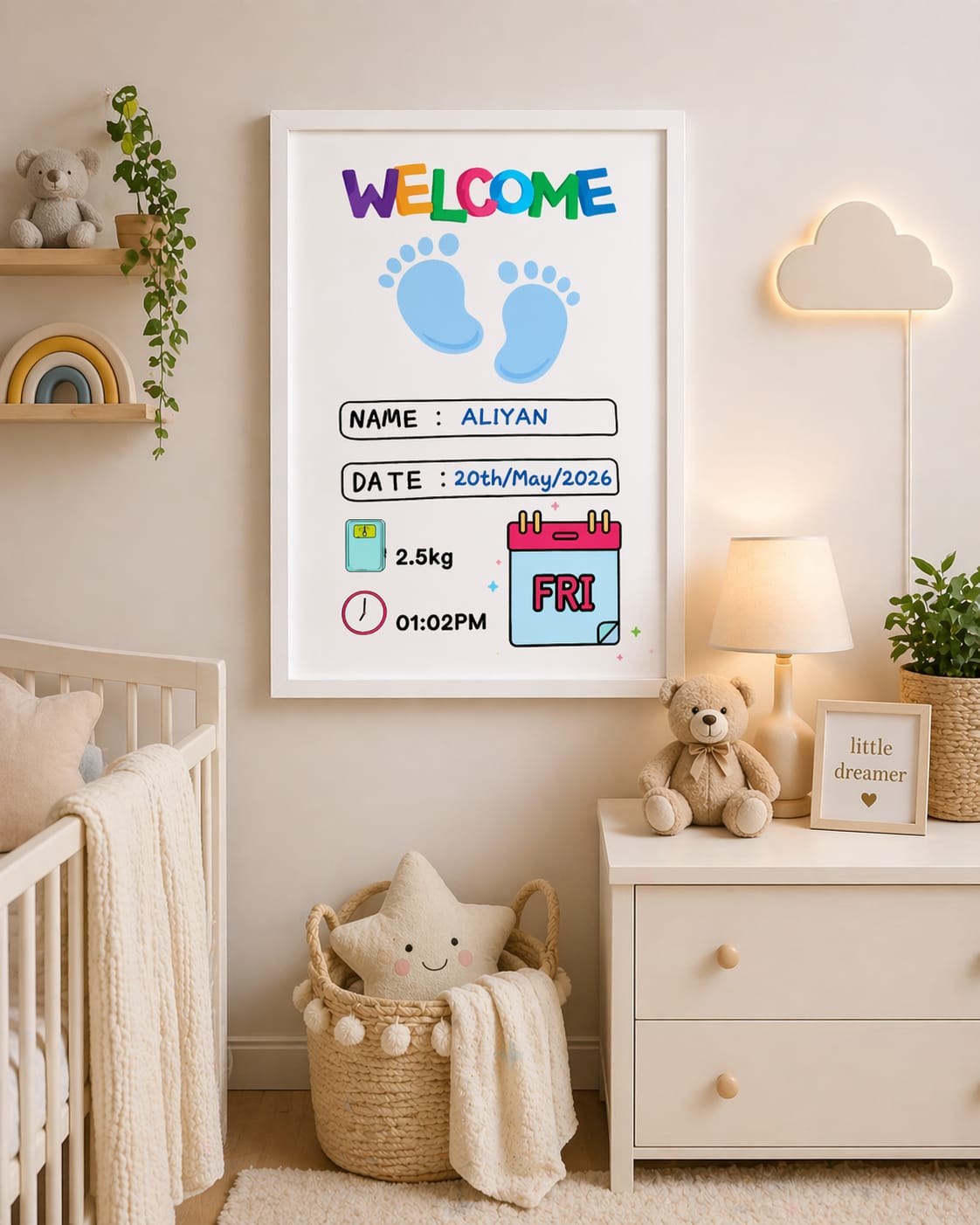 The Luxe Baby Frames