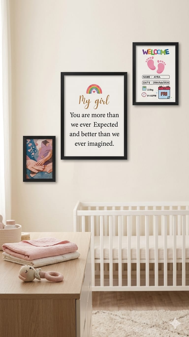 The Luxe Baby Frames