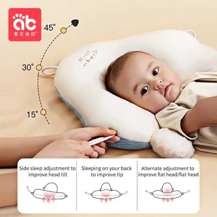Premium Baby Anti-Roll Sleeping Pillow & Positioner