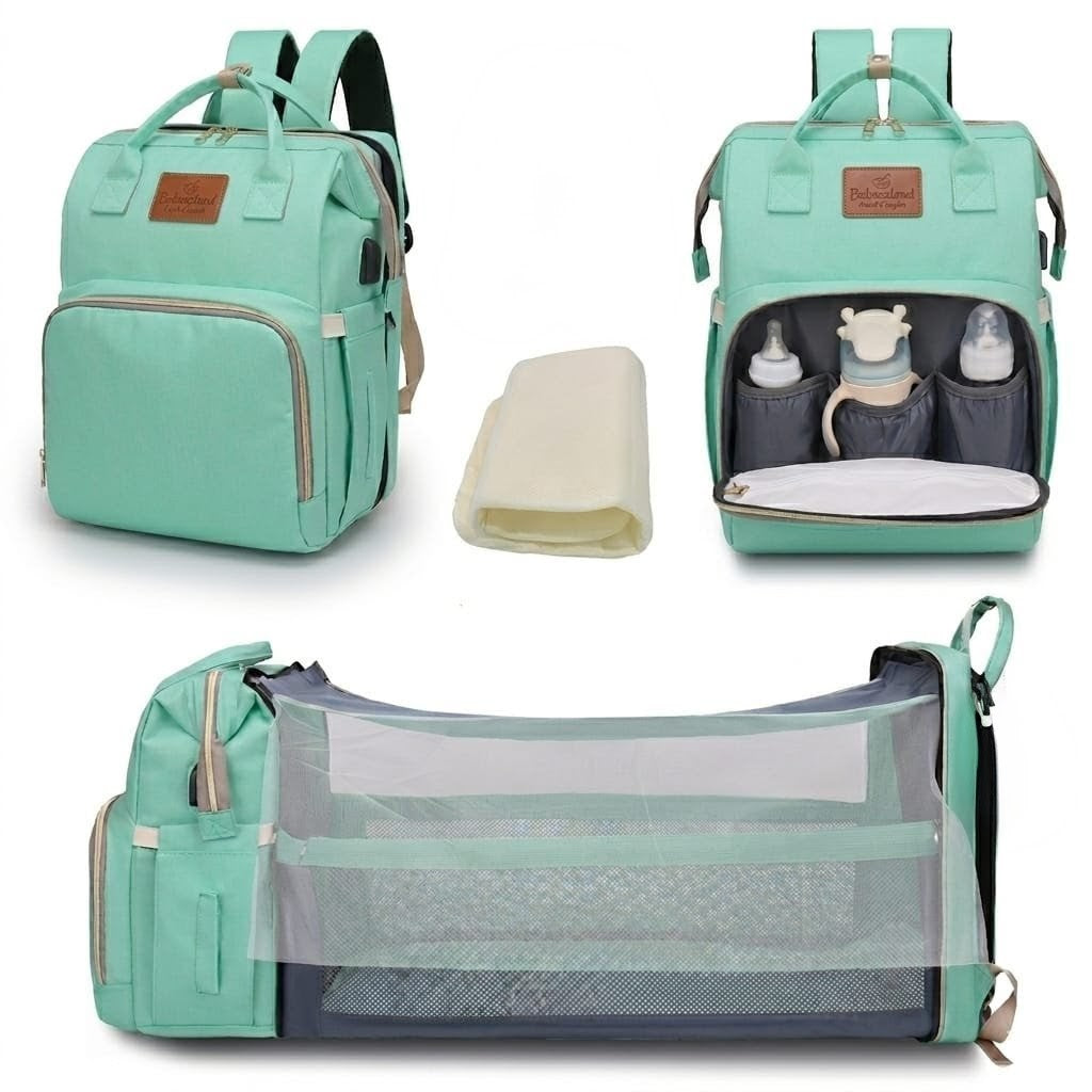 Smart Multi-Functional Baby Bed Bag with Changing Station