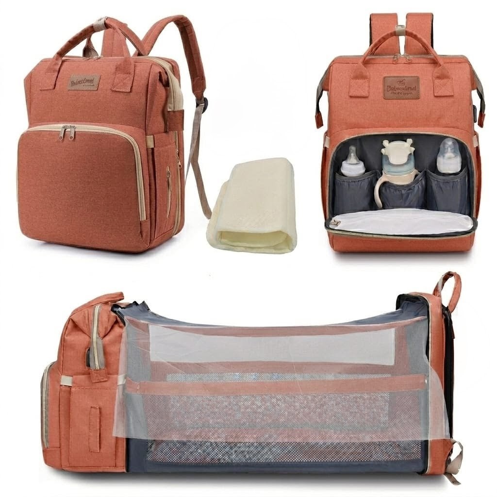 Smart Multi-Functional Baby Bed Bag with Changing Station