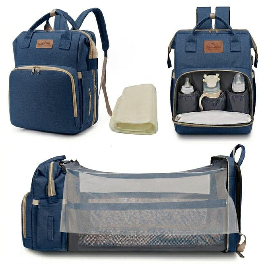 Smart Multi-Functional Baby Bed Bag with Changing Station