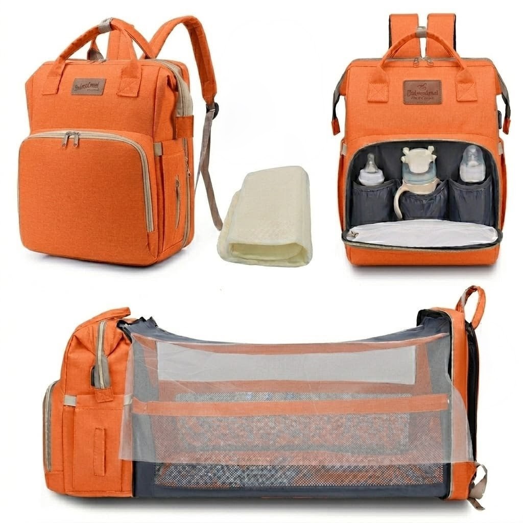 Smart Multi-Functional Baby Bed Bag with Changing Station