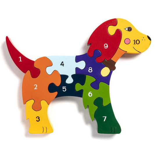 Colorful Dinosaur Number Puzzle