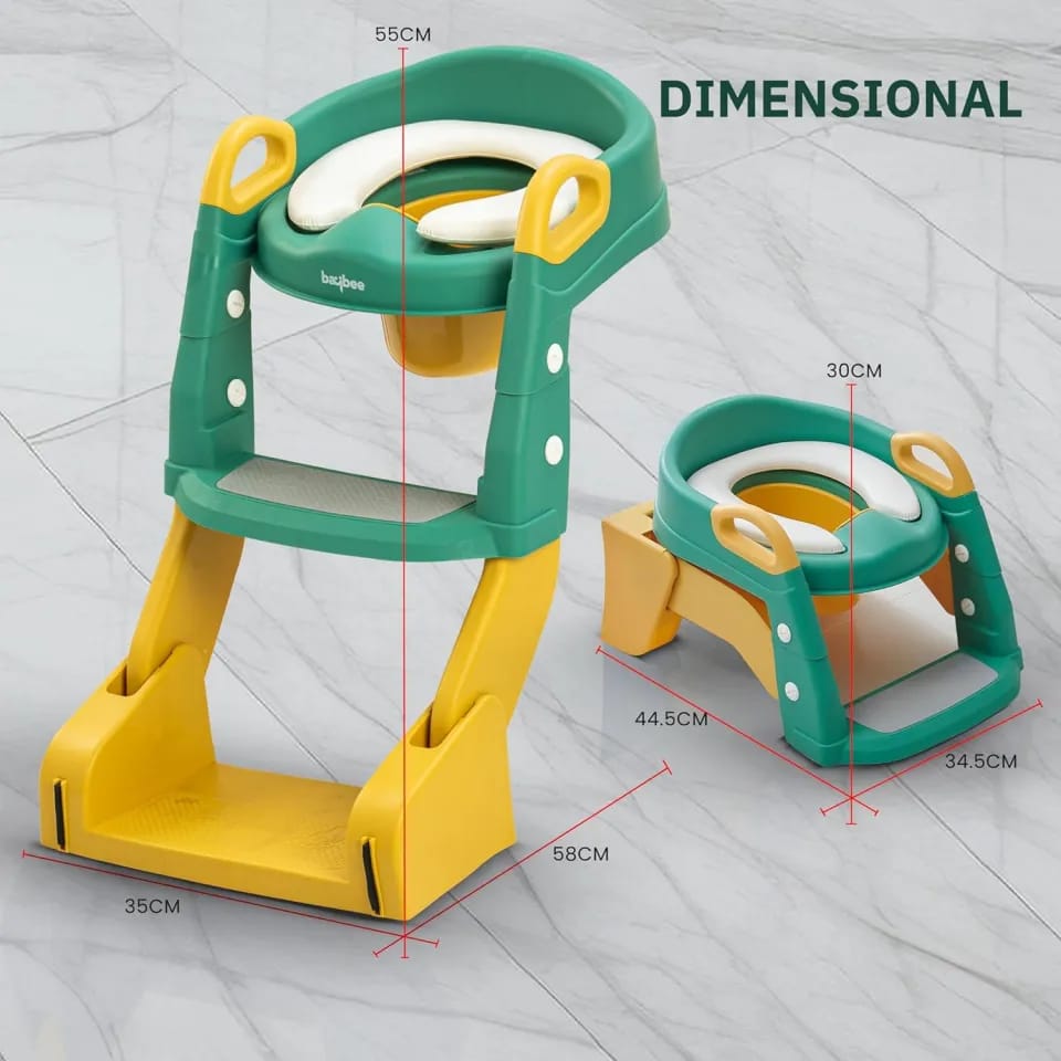 2-in-1 Cushion Booster Potty Training Seat