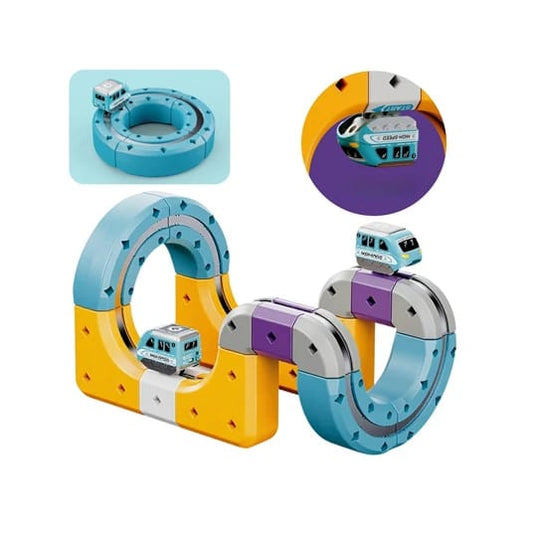Magnetic Train Track Building Set