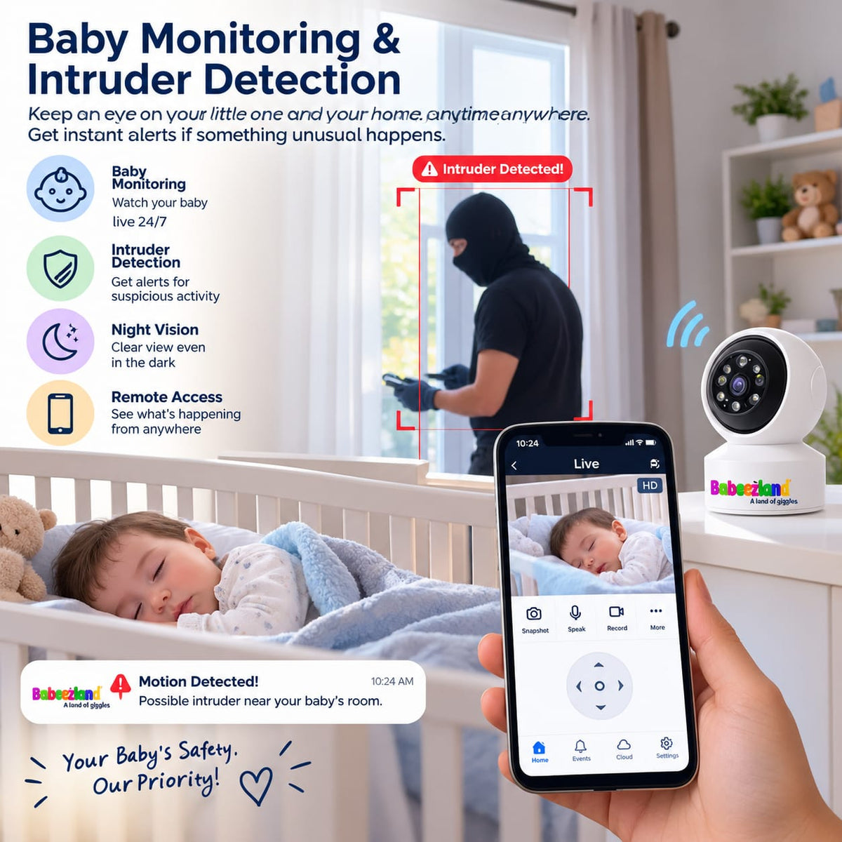 Smart Baby Surveillance Camera