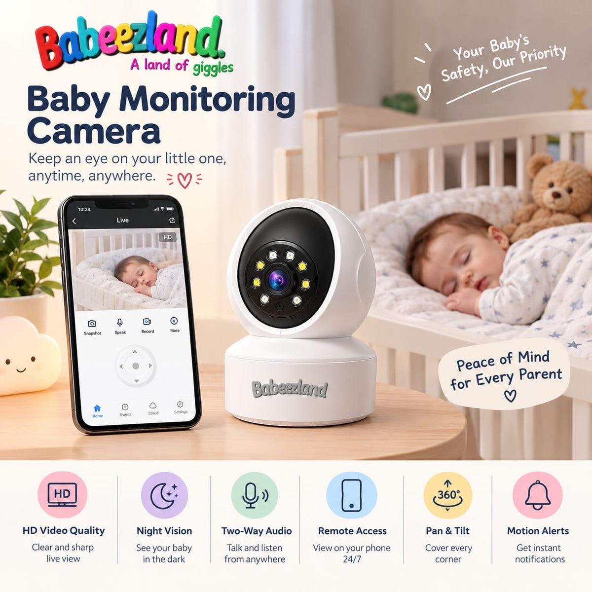 Smart Baby Surveillance Camera
