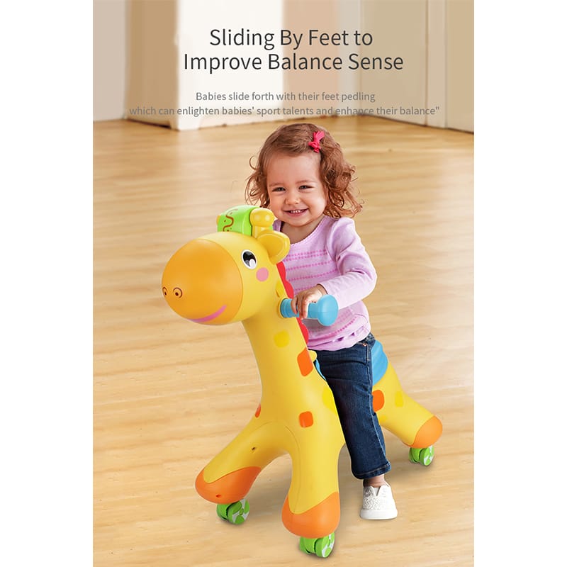 Rockin’ Tunes Giraffe 3-in-1 Ride-On Toy