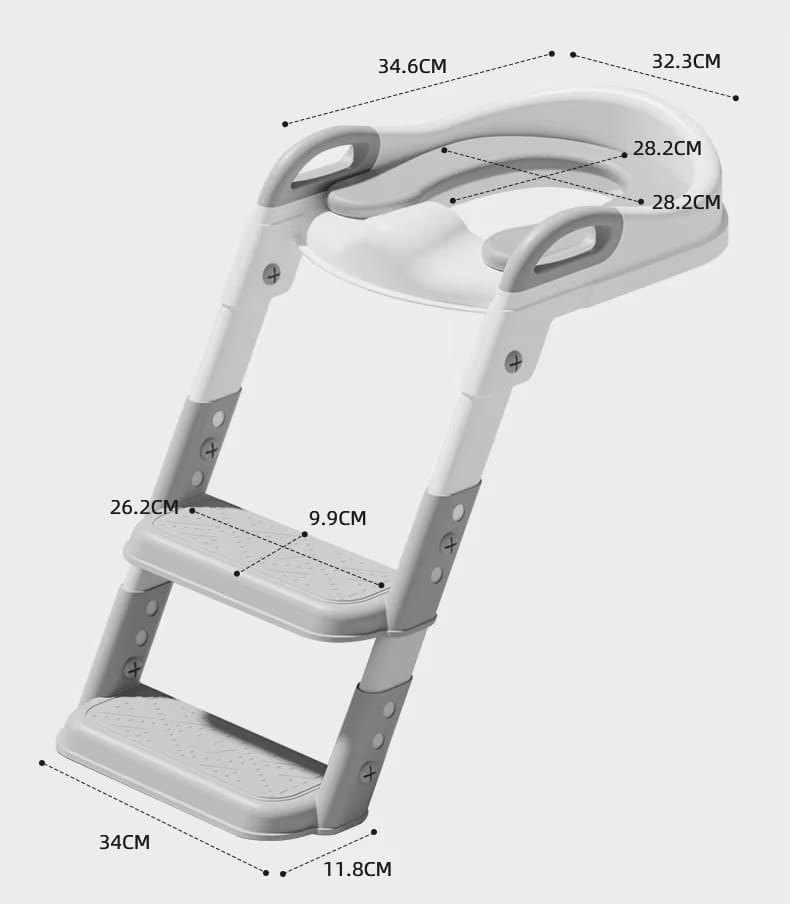 2-in-1 Foldable Baby Potty Training Seat