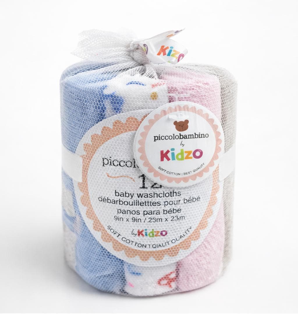 Gentle Care Cotton Baby Washcloths