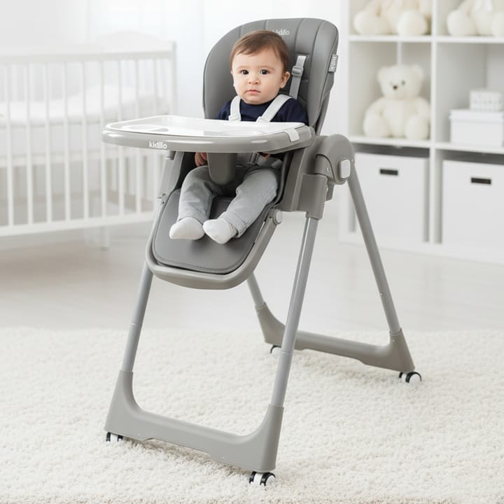 Kidilo All-in-One Baby Feeding Chair & Space-Saving High Chair
