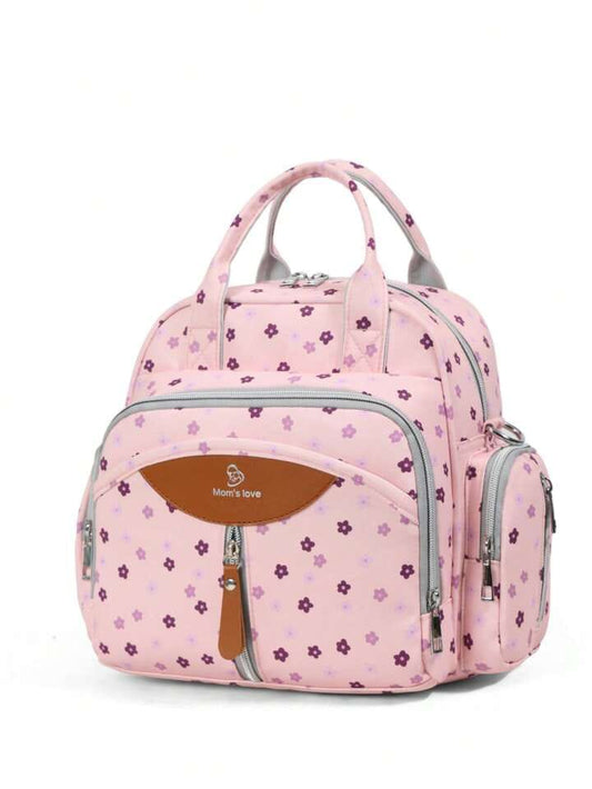 Mom's Love Premium Floral Baby Diaper Backpack