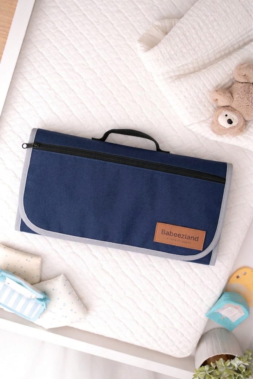 Portable Foam Paded Waterproof Baby Diaper & Clothes Changing bag