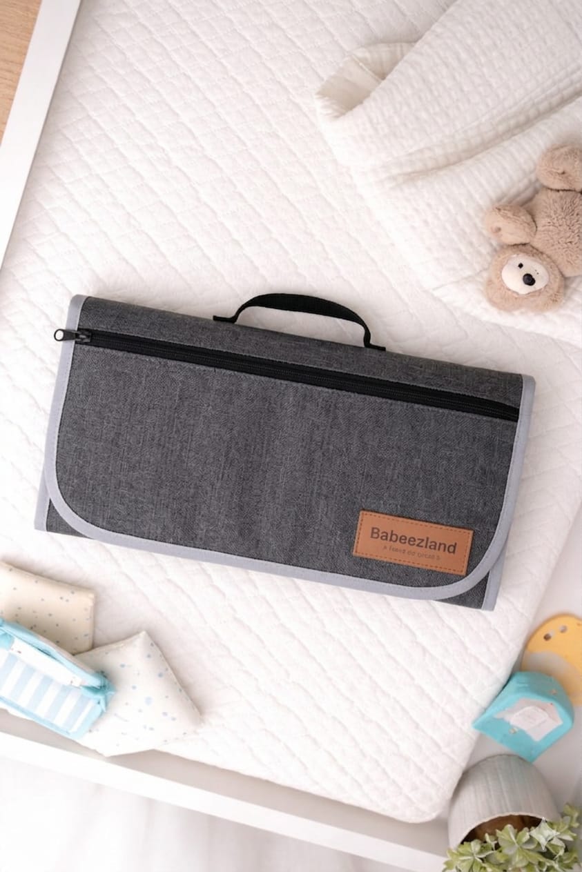 Portable Foam Paded Waterproof Baby Diaper & Clothes Changing bag